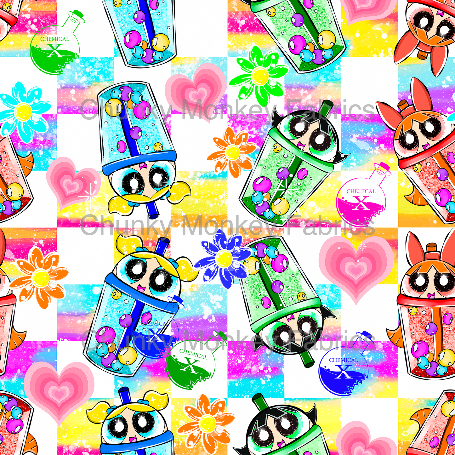 Sammy Designs- Power puff boba