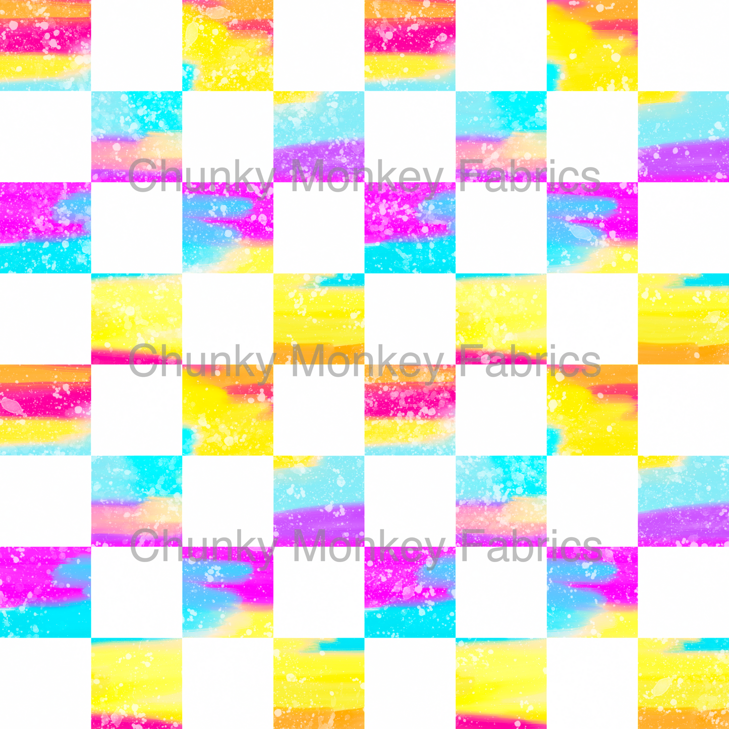Sammy Designs- Rainbow checkers boba coordinate