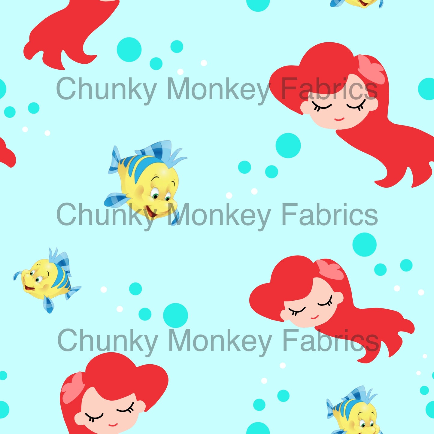 Layla Drew Design Ariel Cartoon