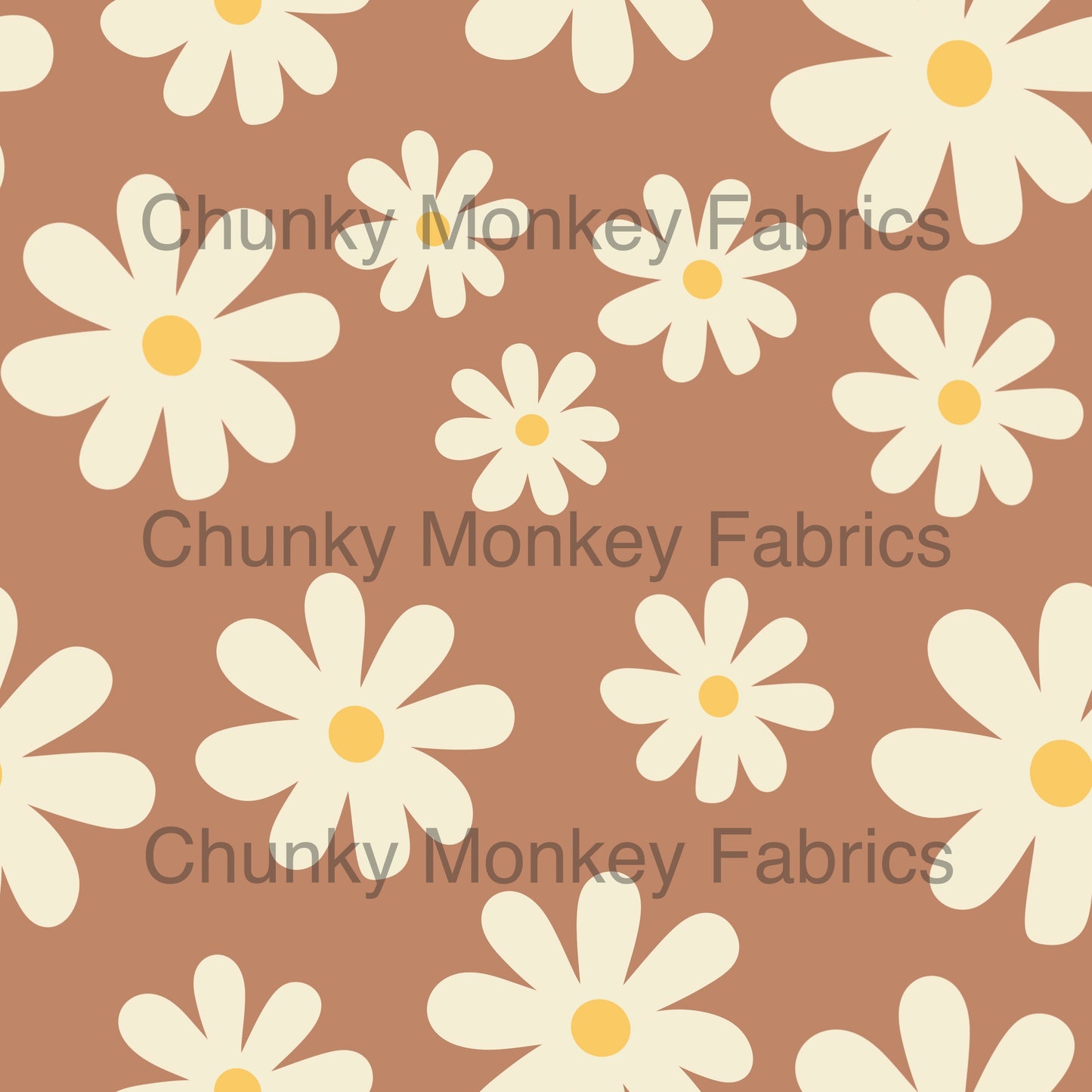 Layla Drew Design Beige Flowers