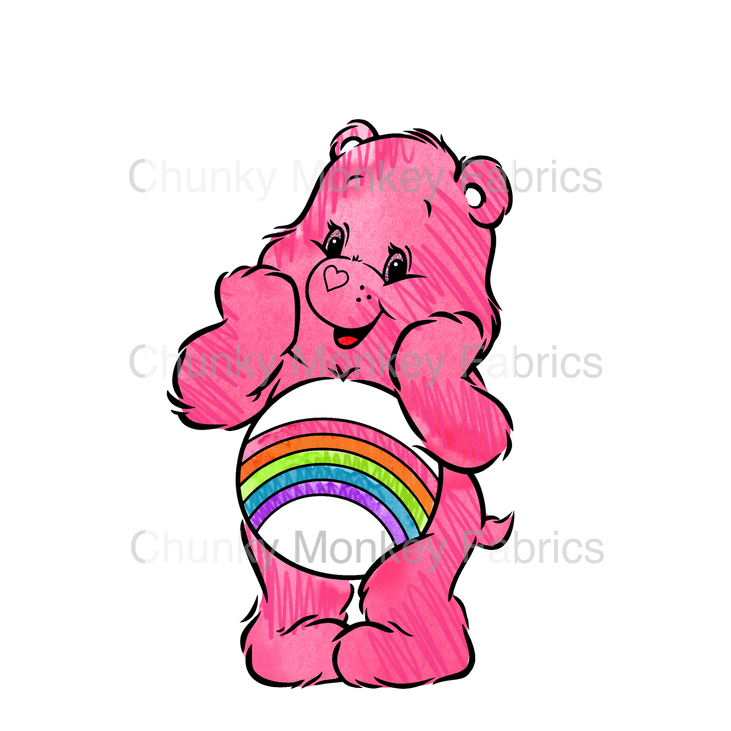 Grey Skies Custom Graphics Cheerbear