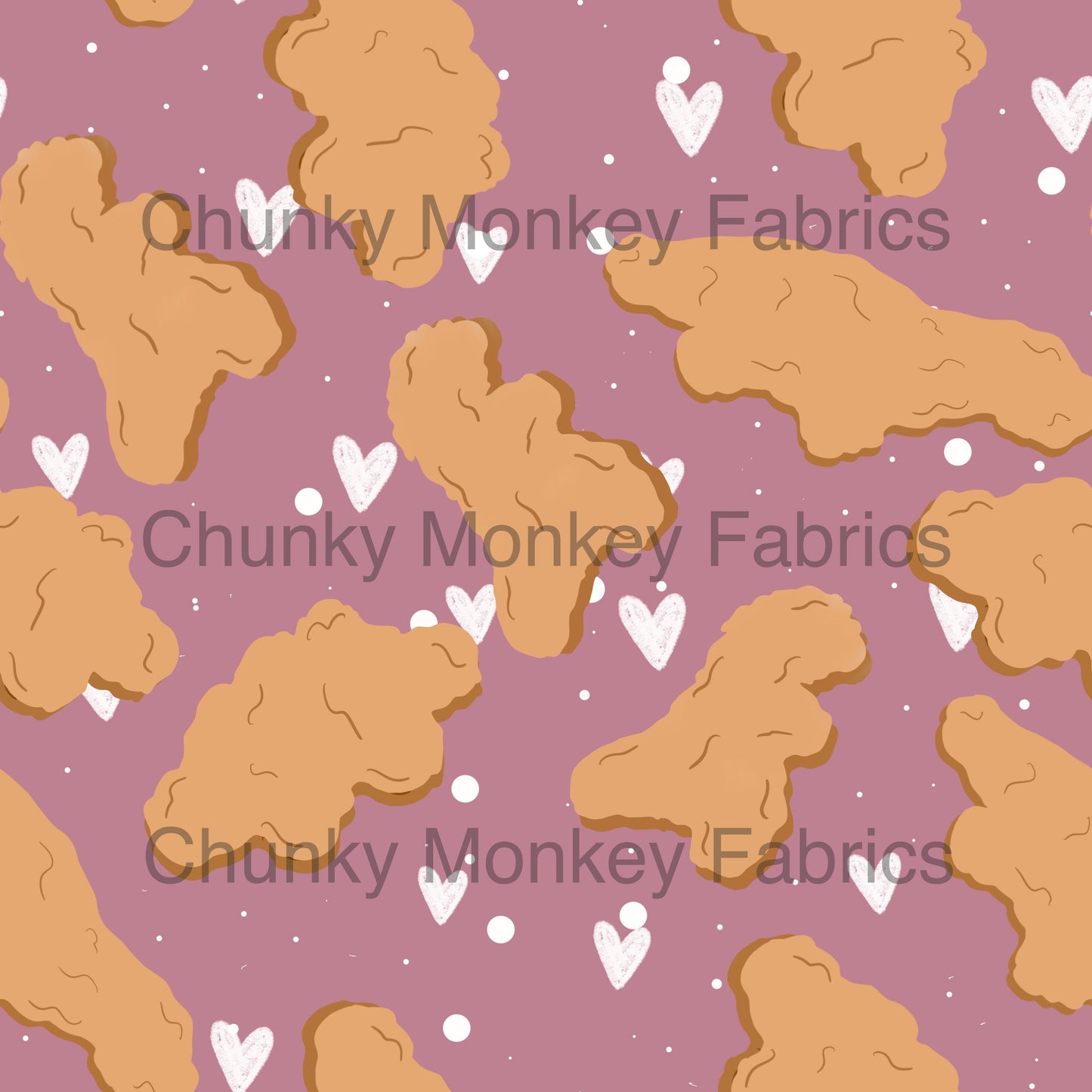Made with Grace Designs - Chicken Nuggets Purple