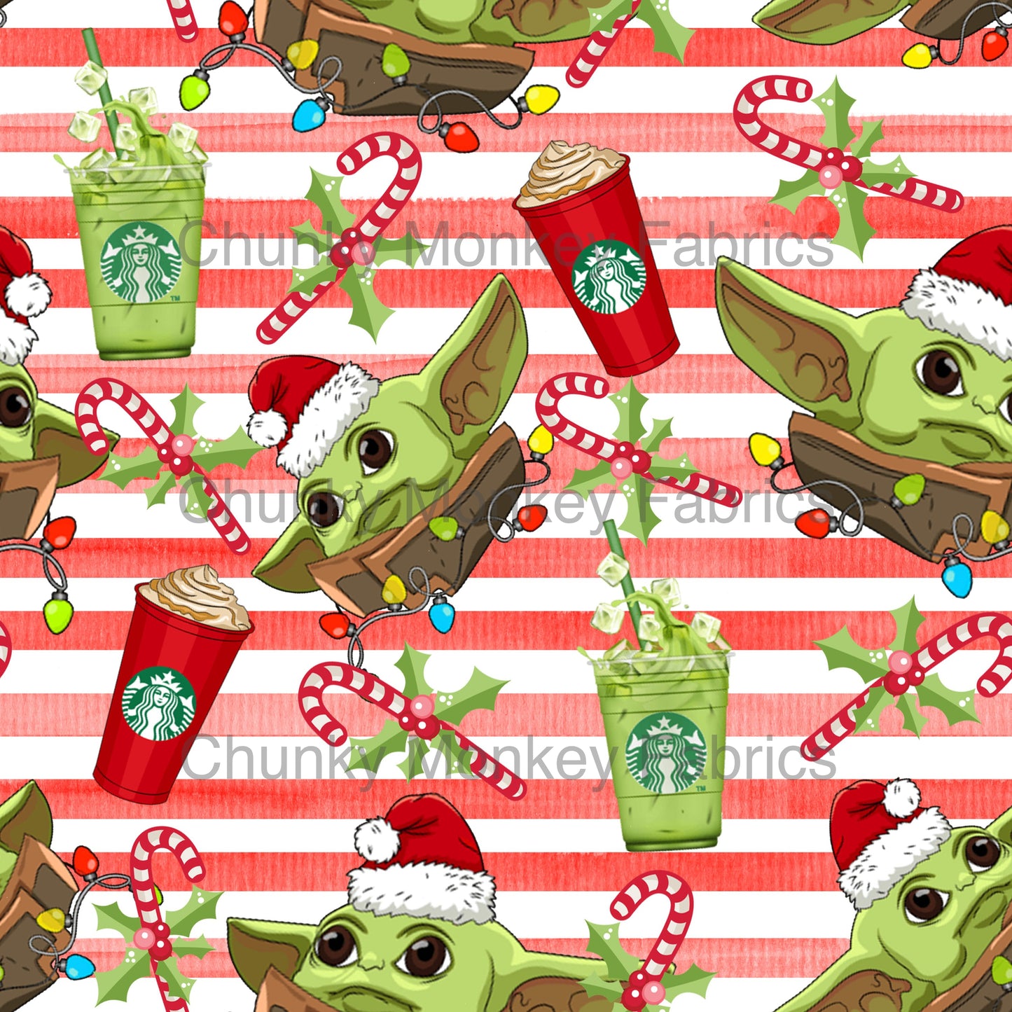 Grey Skies Custom Graphics ChristmasYoda