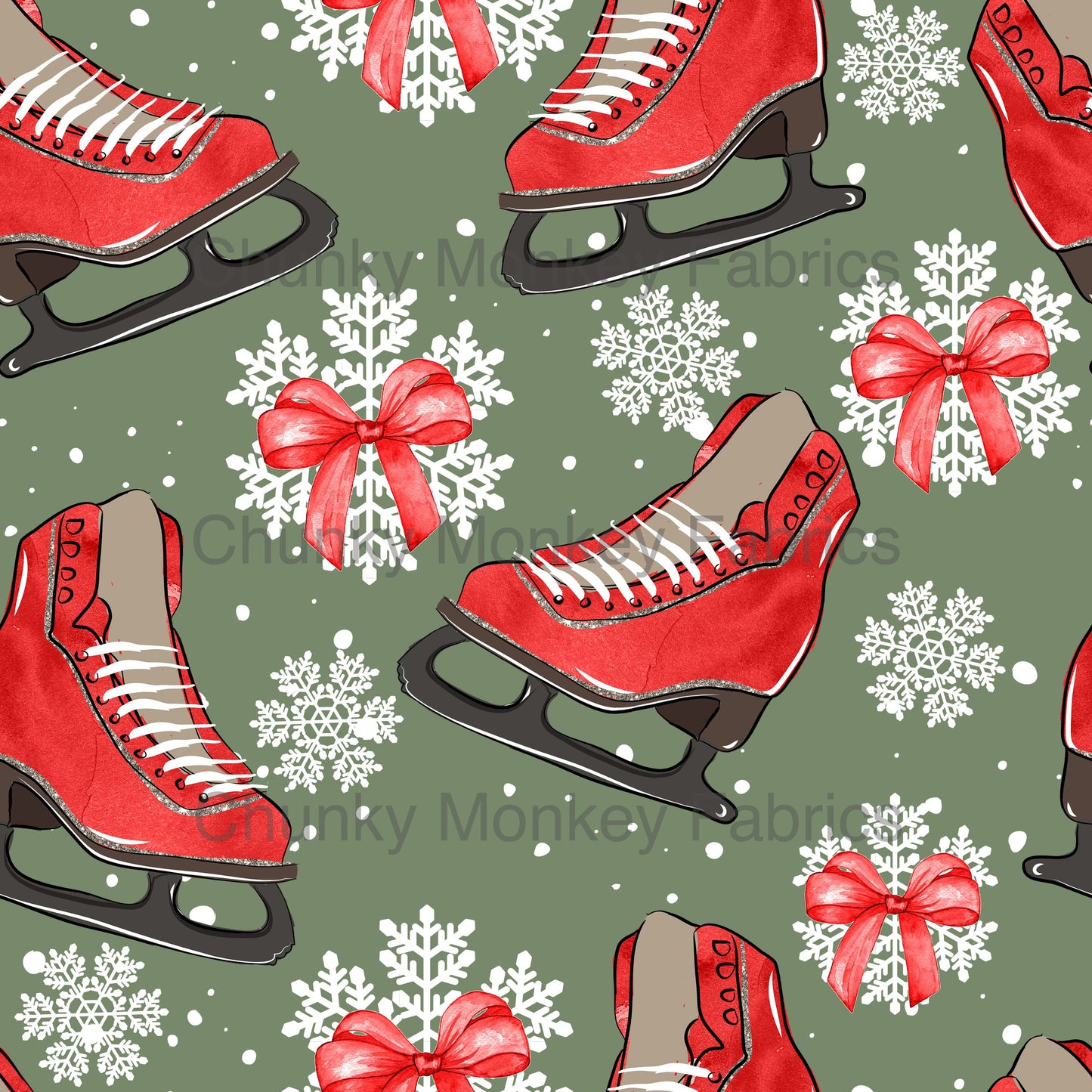 Grey Skies Custom Graphics IceSkates