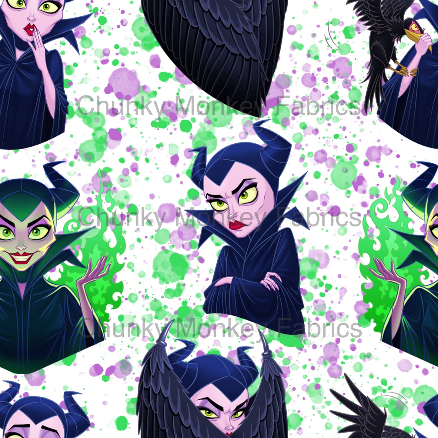 Grey Skies Custom Graphics Malificent