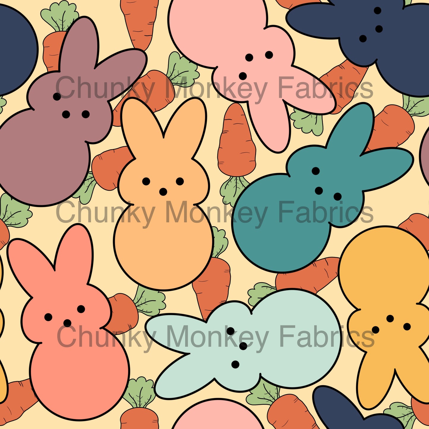 My Oh My Designs MutedCarrotsandBunnies1