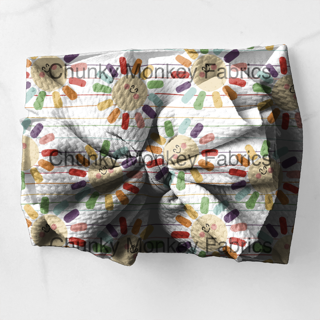 Brittany Frost Designs Rainbow Sun Stripes