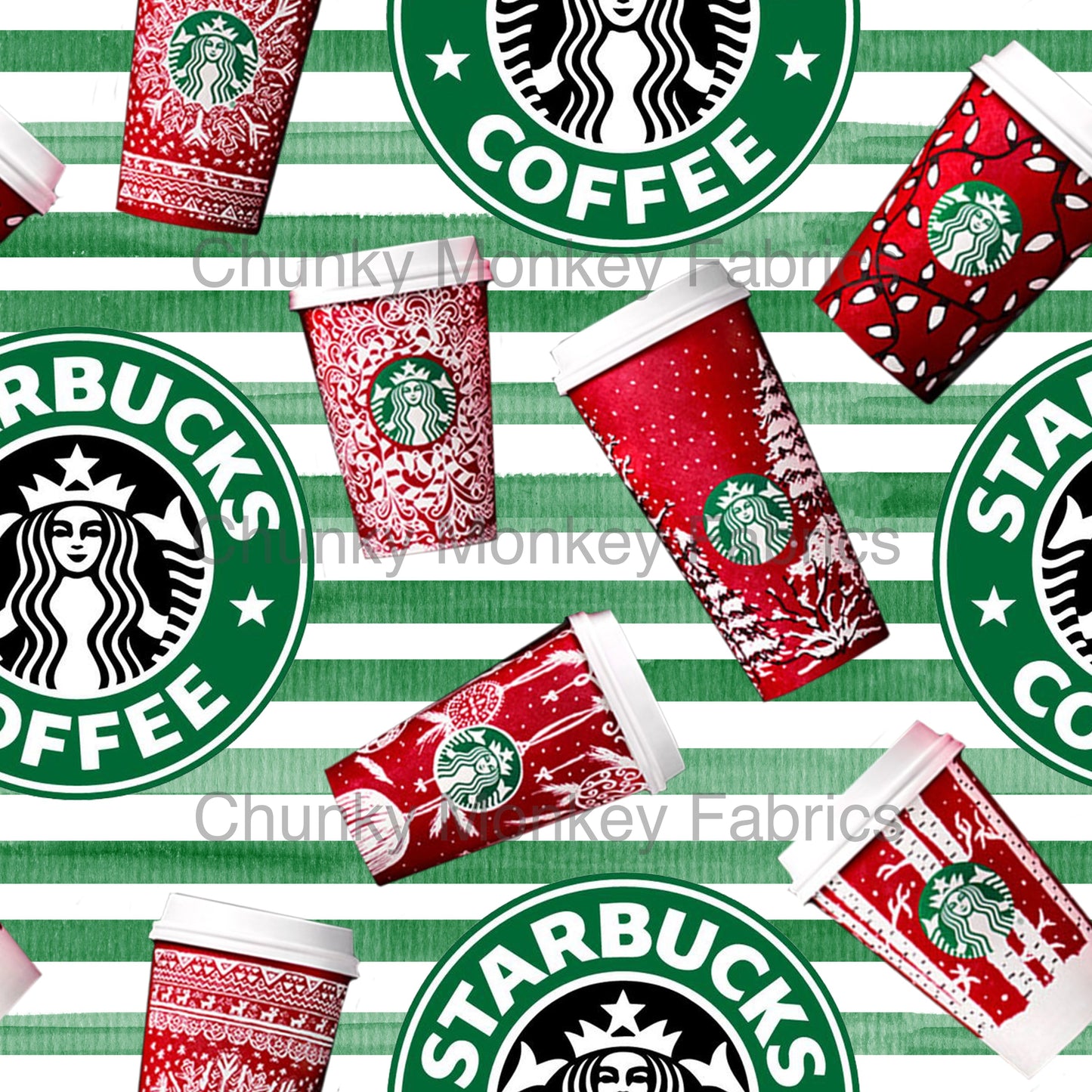 Grey Skies Custom Graphics Starbucks Christmas