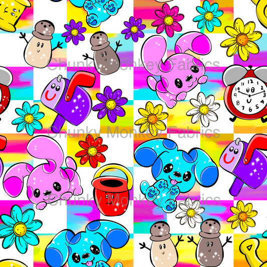 Sammy Designs- Blues blues chibi checkers