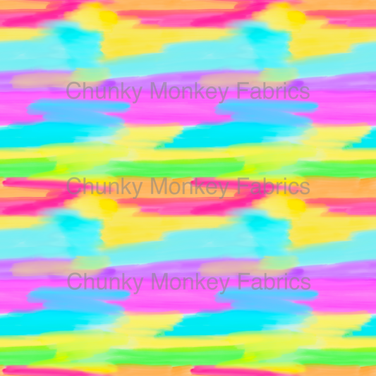 Sammy Designs- Bluey colorful sunset family