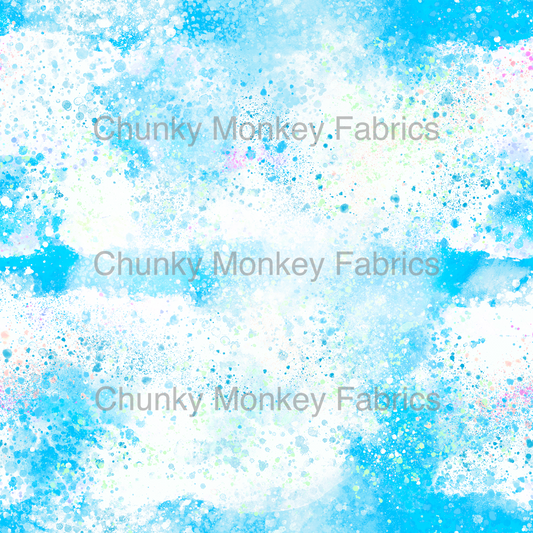 Sammy Designs- Bluey moon blue bg