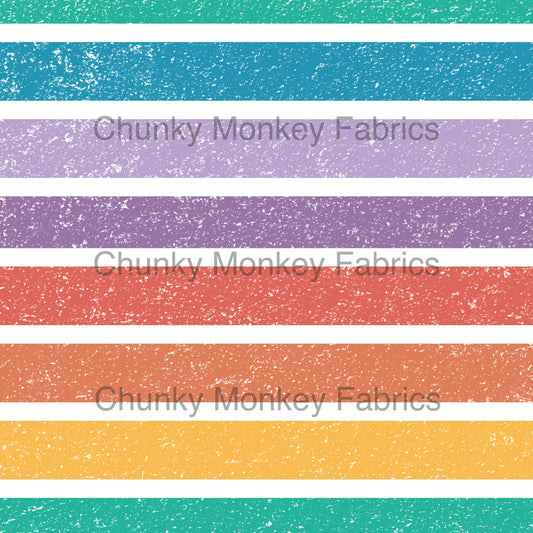 Made with Grace Designs - Distressed rainbow stripes