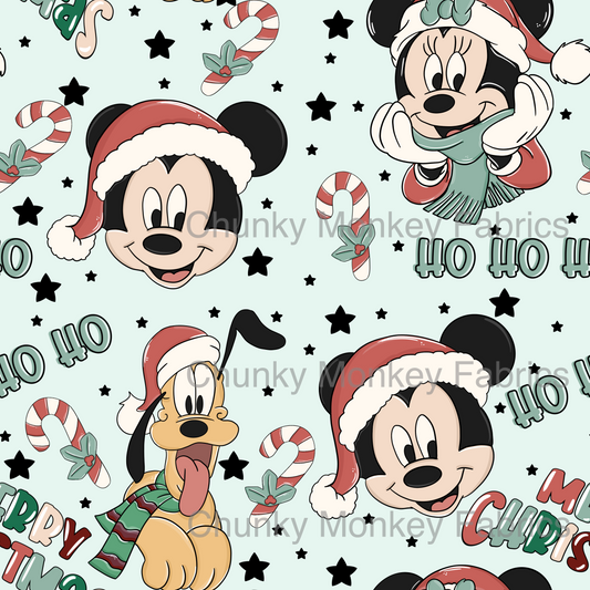 Made with Grace Designs - Mickey and Minnie Christmas green