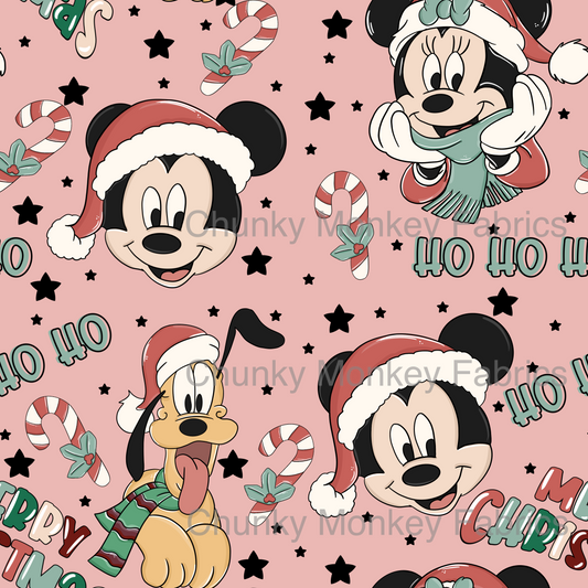 Made with Grace Designs - Mickey and Minnie Christmas red