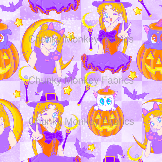Sammy Designs- Sailor moon mute purple Halloween