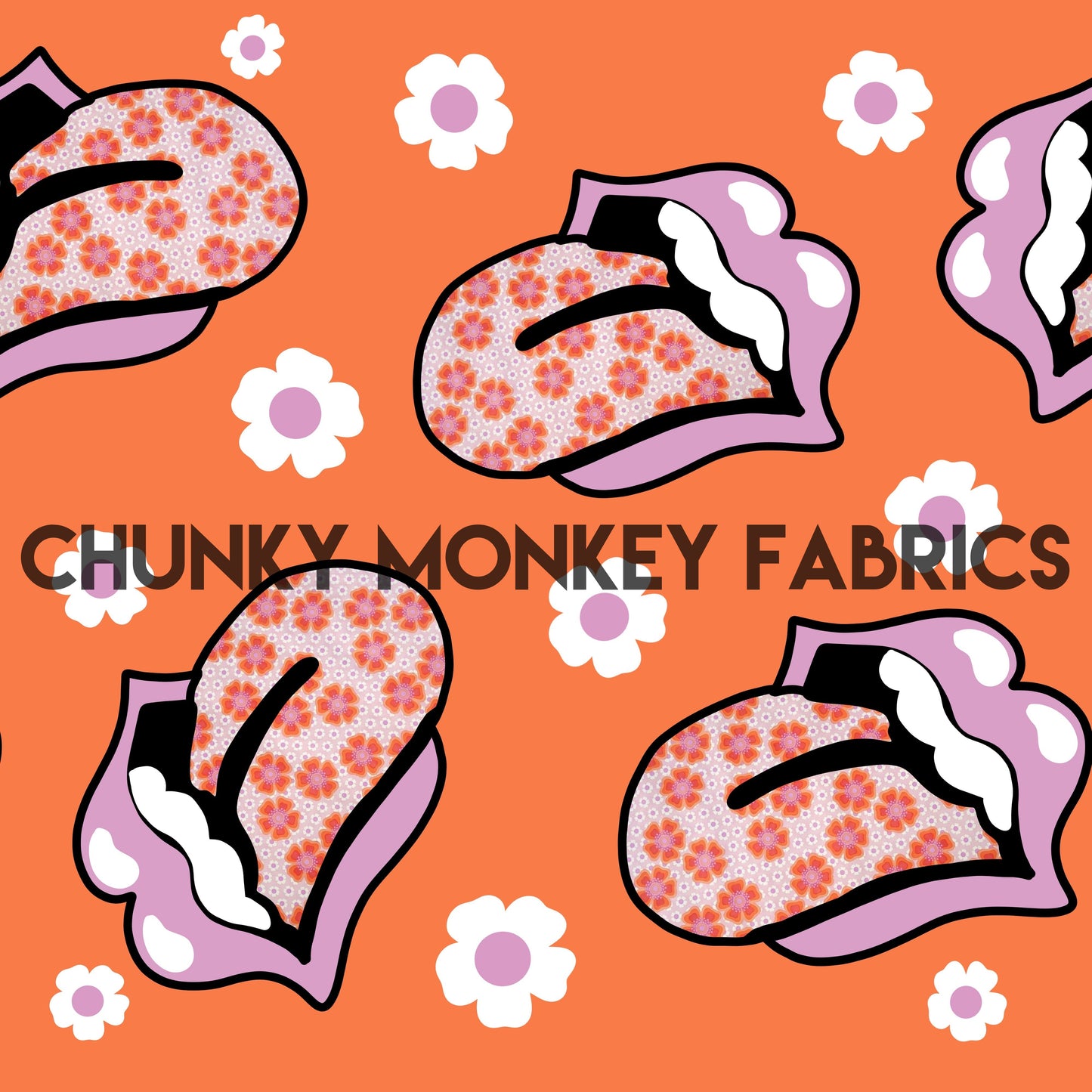Layla Drew Designs 70s Flower Tongues