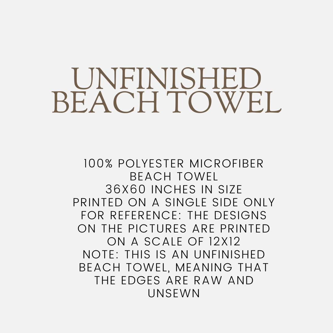 Custom Beach Towel