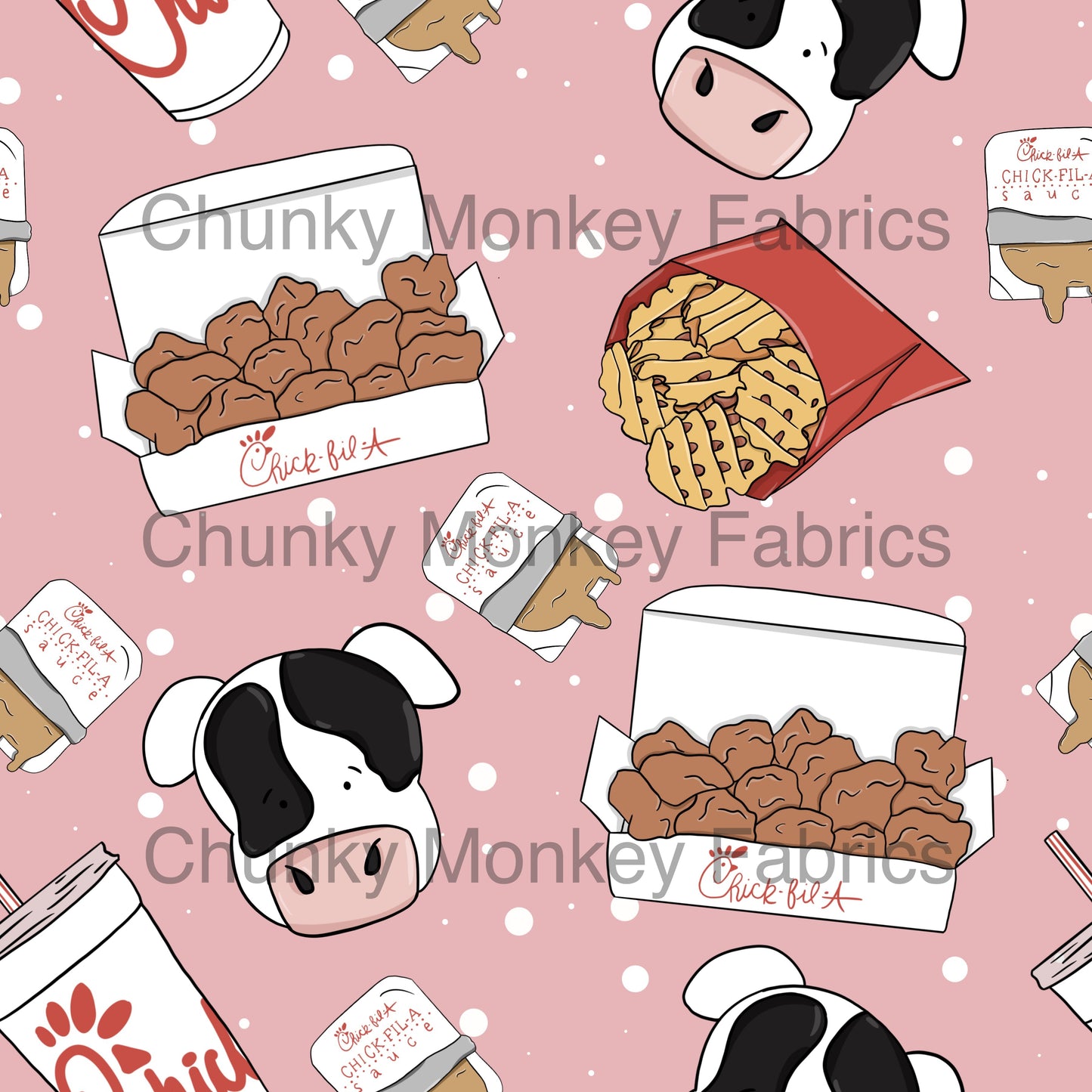 Made with Grace Designs - Chick Fil A Red