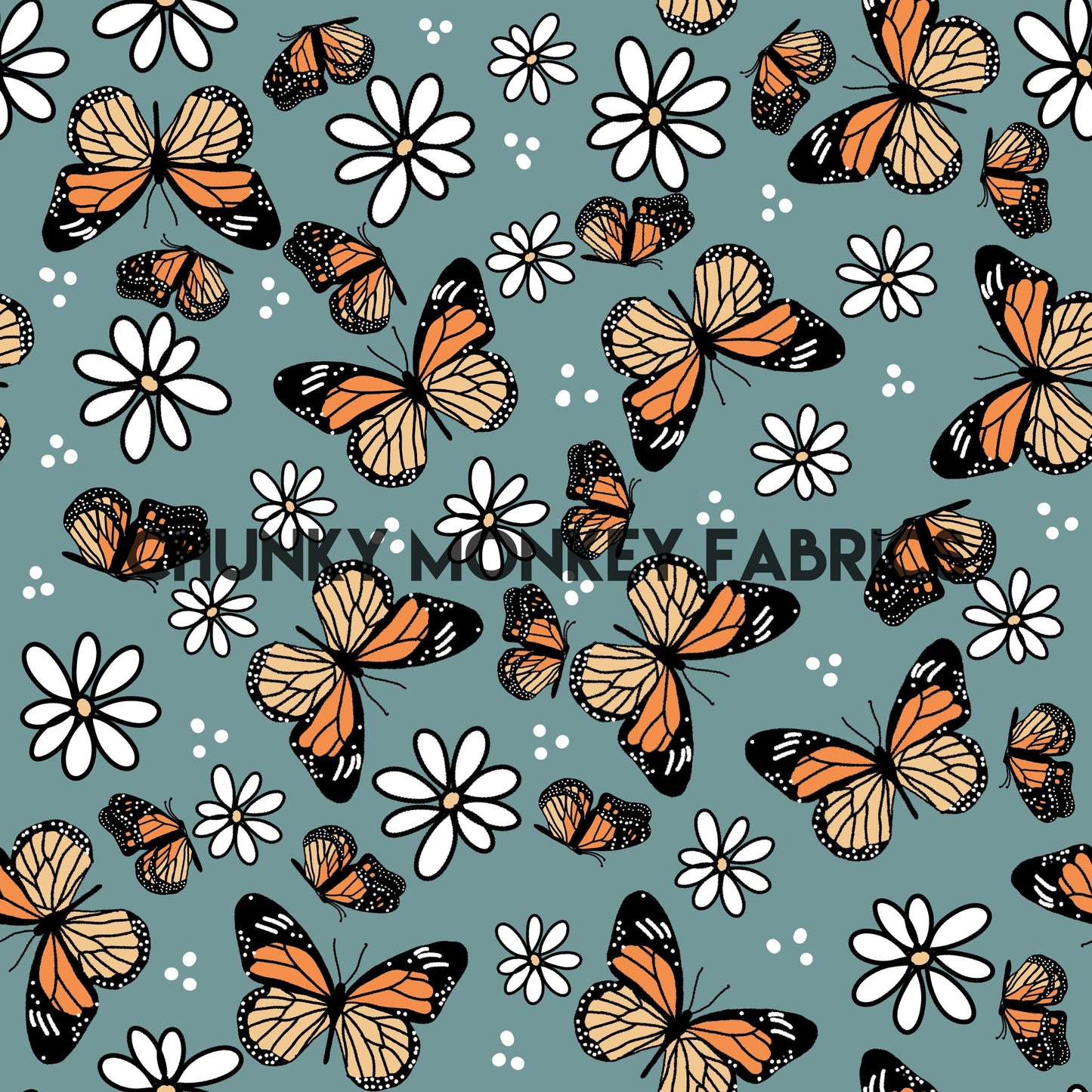Brittany Frost Daisy Monarch Butterfly