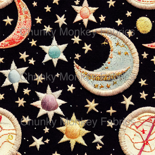 Occult Goddest Embroidery - Astrology