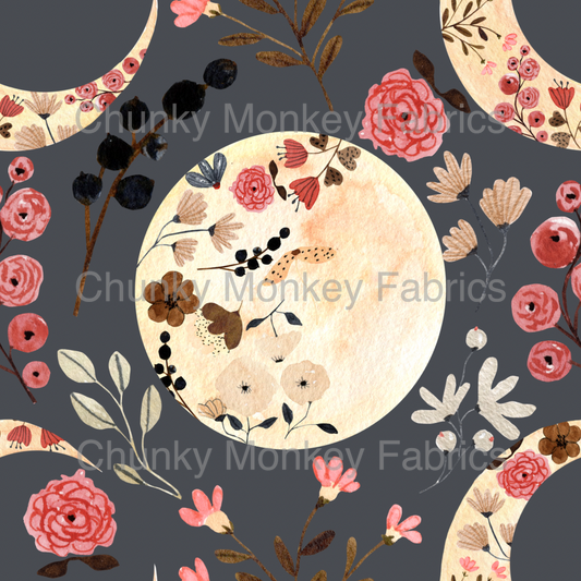 My Sweet Melo Designs - Floral Moon