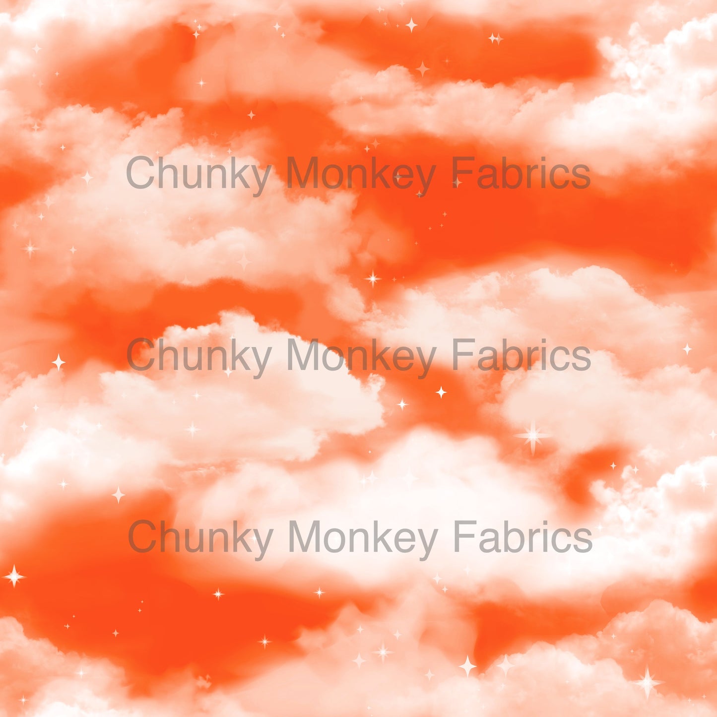 Grey Skies Custom Graphics Orange Clouds