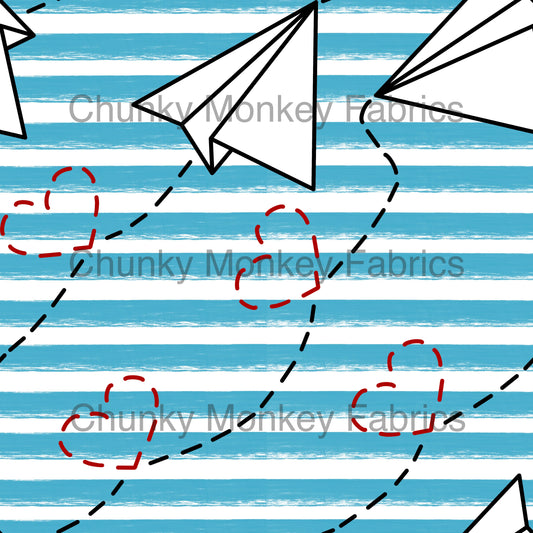 My Oh My Designs PaperAirPlanesBlue1