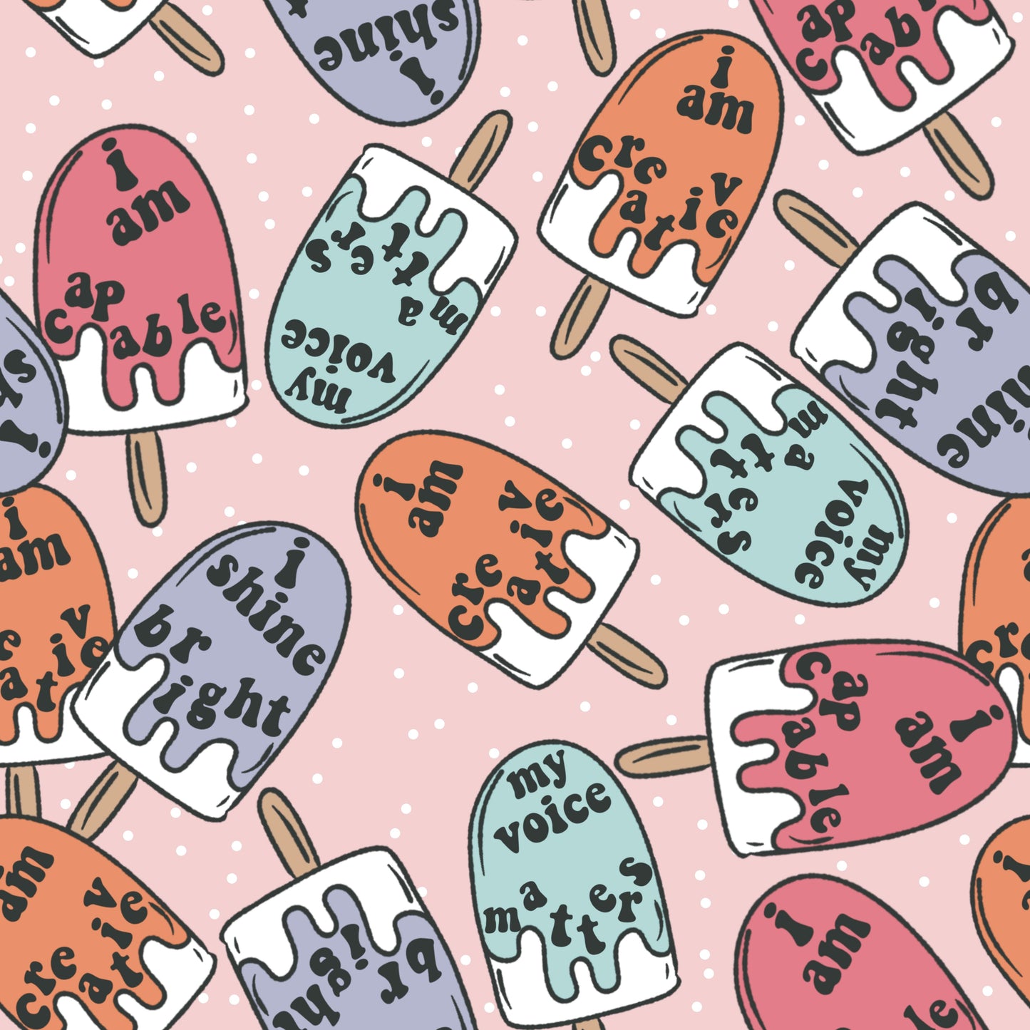 Brittany Frost Possitive Affirmations Popsicles