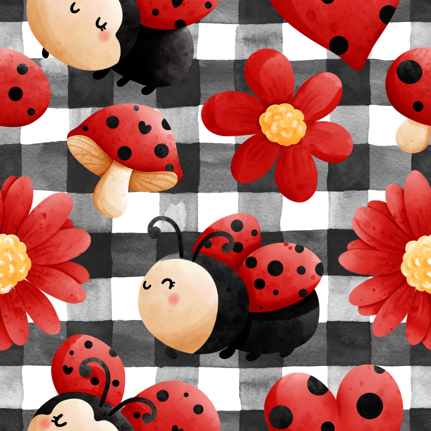 Egeler Designs Lady Bug Plaid